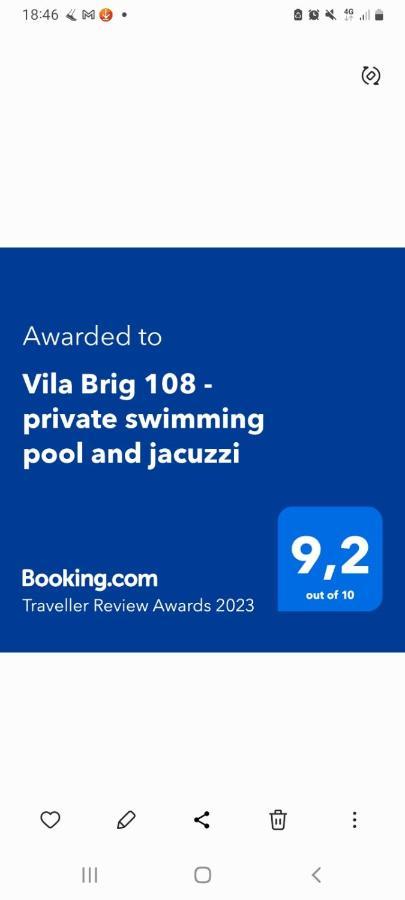 Vila Brig 108 - Private Swimming Pool And Jacuzzi Rijeka Eksteriør bilde